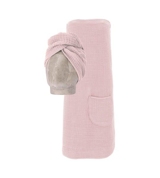 VOSSEN  My Moments Wellness Set Robe de spa et turban 