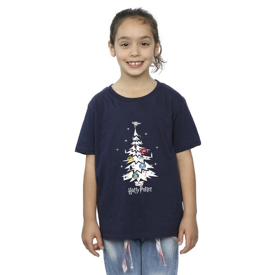 Harry Potter  Maglietta Albero Di Natale Ragazze 