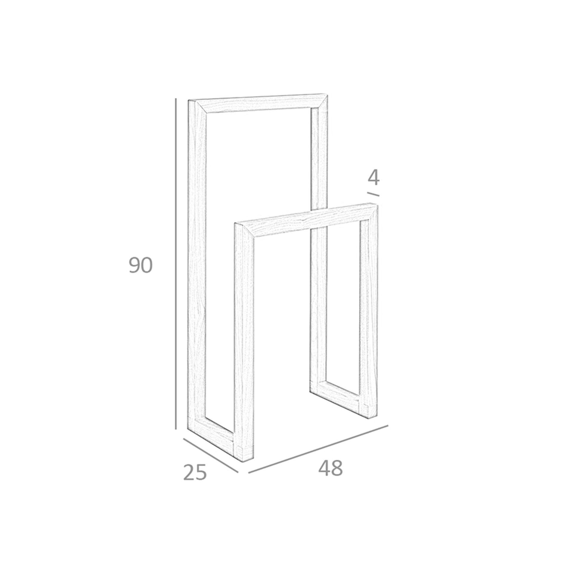 ANGEL CERDA Comodino in legno di pino  