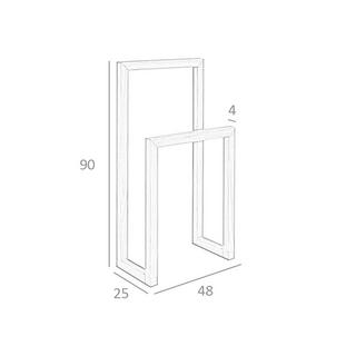 ANGEL CERDA Comodino in legno di pino  
