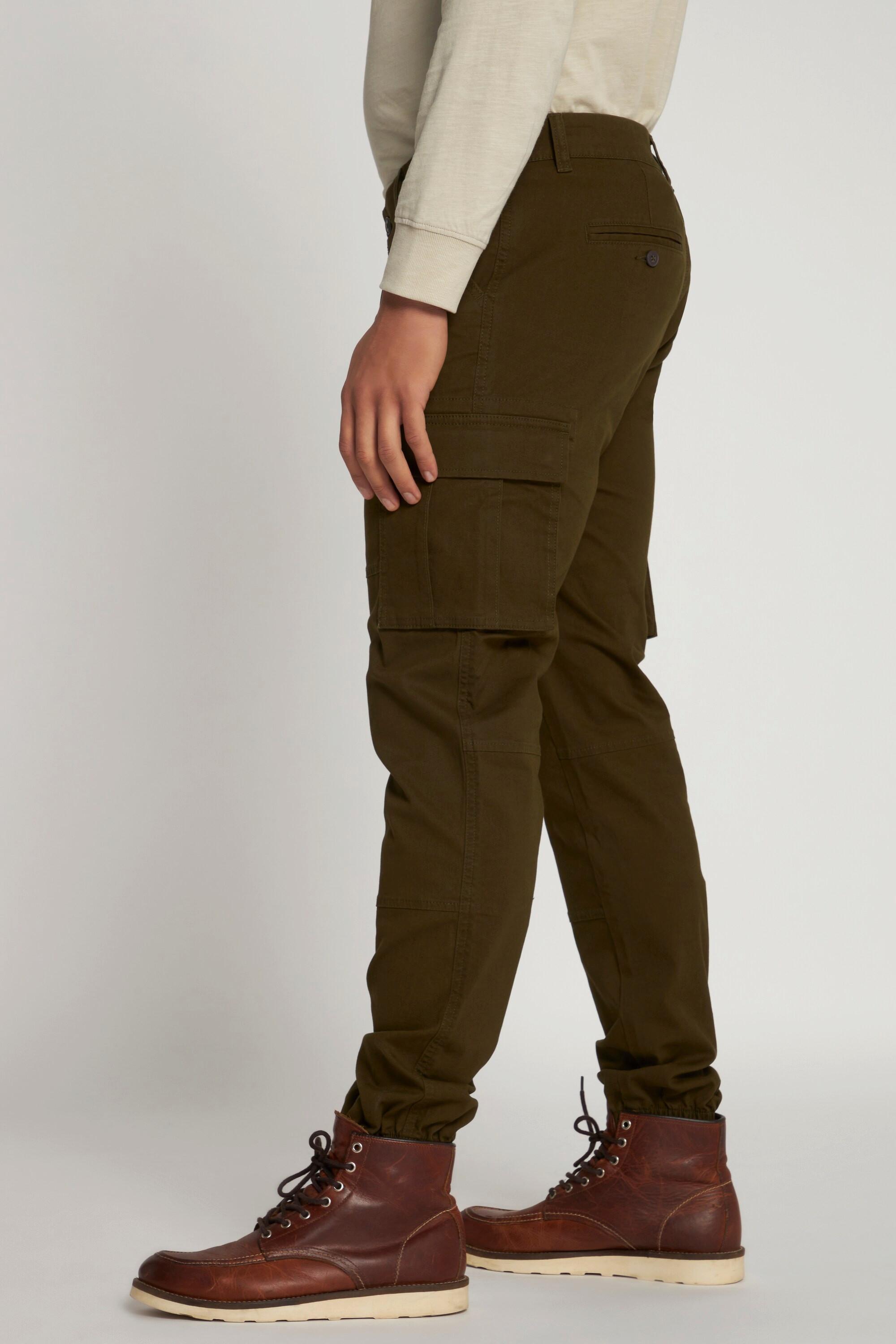 JP1880  Pantalon cargo spécial ventre fort, coupe Straight, jusqu'à la taille 72 