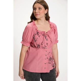 Ulla Popken  Blouse col carmen de costume bavarois 