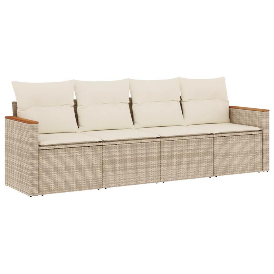 set divano da giardino Polirattan