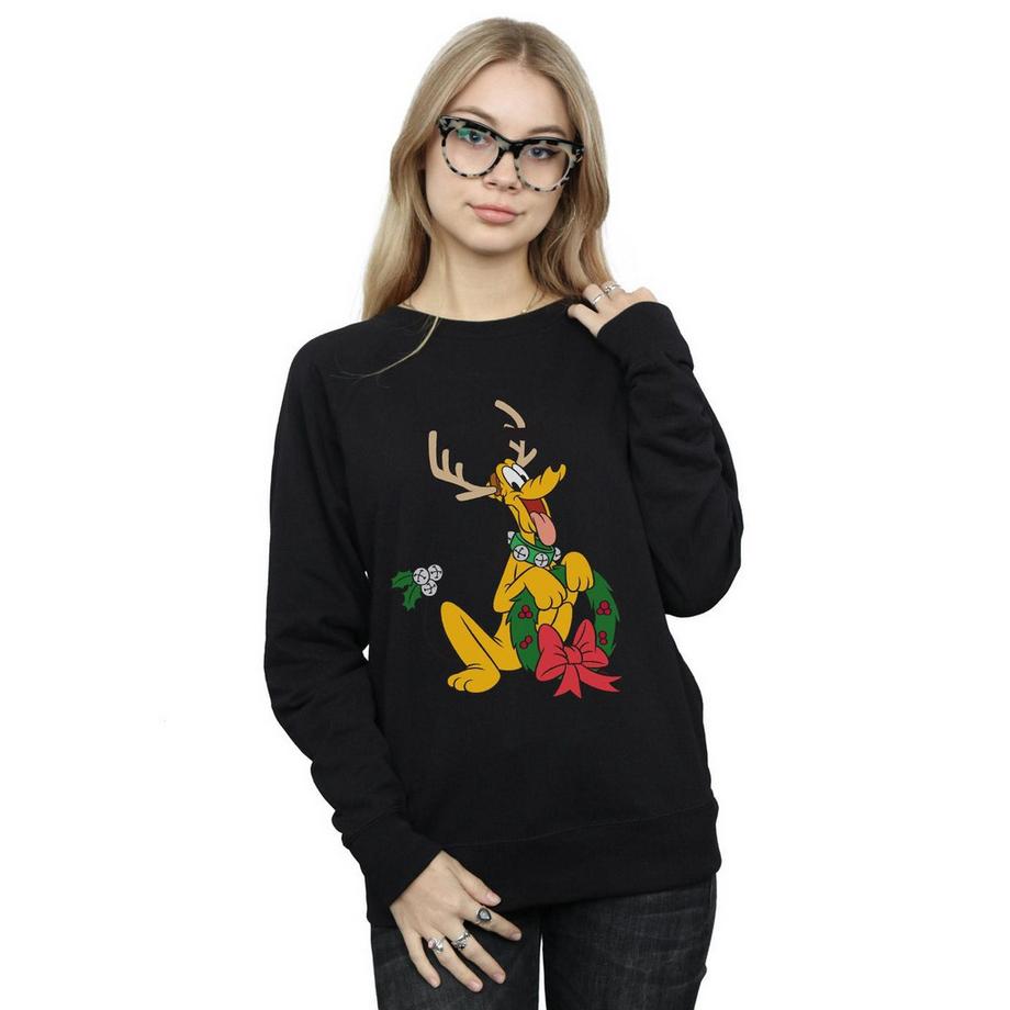 Disney Pluto Sweatshirt Bois de Noël  