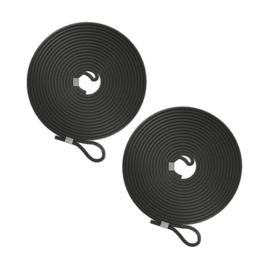 B2X  Corda di gomma nera in un set da 2 