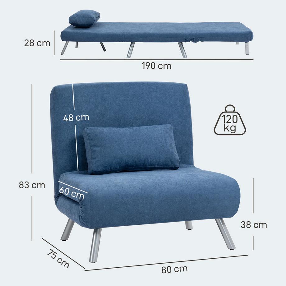 HOMCOM fauteuil inclinable  