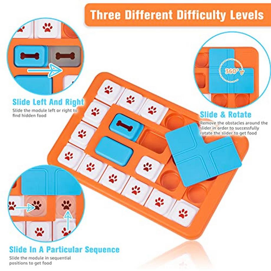 Alopini  Intelligenzspielzeug für Hunde, Hundespielzeug für IQ-Training und Mentale Stimulation, 