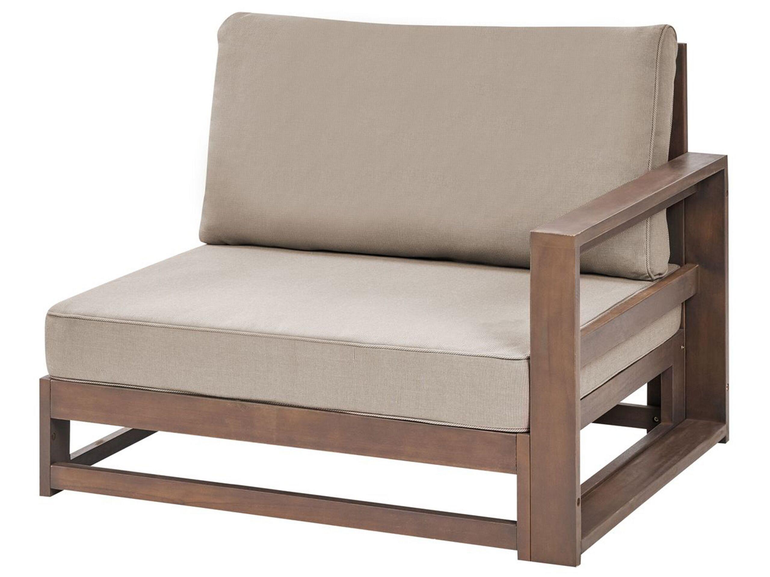 Beliani Canapé 3 places en Bois d'acacia certifié FSC® Scandinave TIMOR  