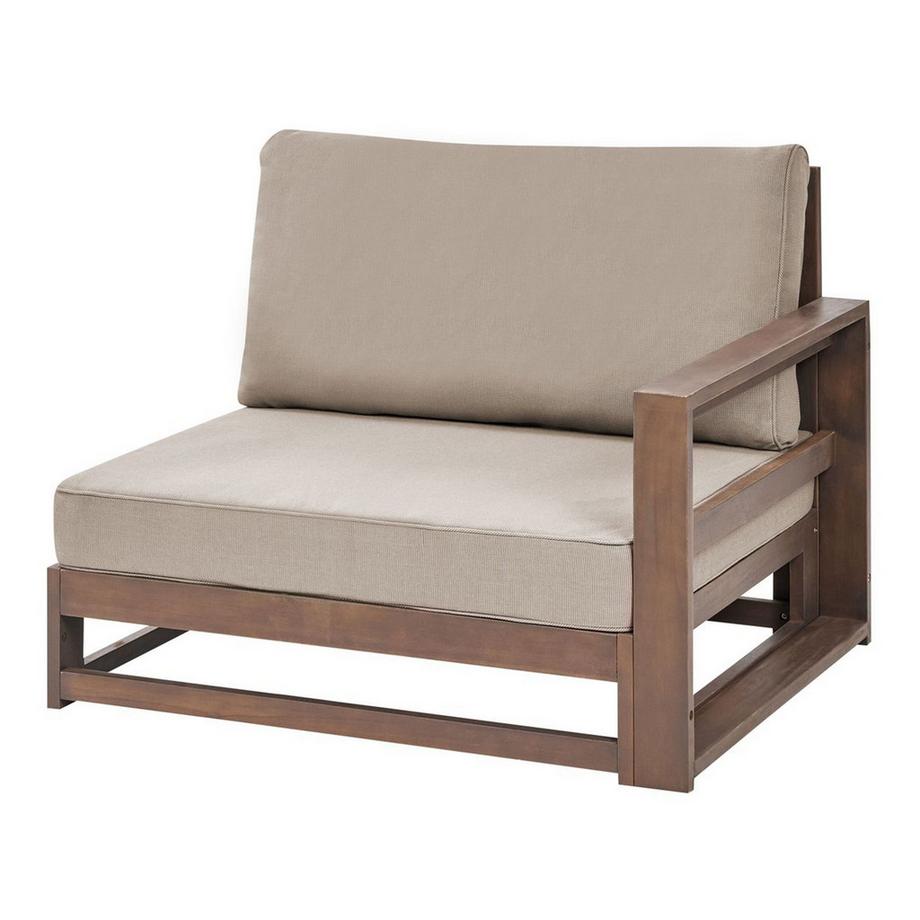 Beliani Canapé 3 places en Bois d'acacia certifié FSC® Scandinave TIMOR  