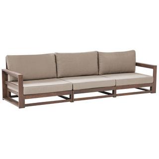 Beliani Canapé 3 places en Bois d'acacia certifié FSC® Scandinave TIMOR  
