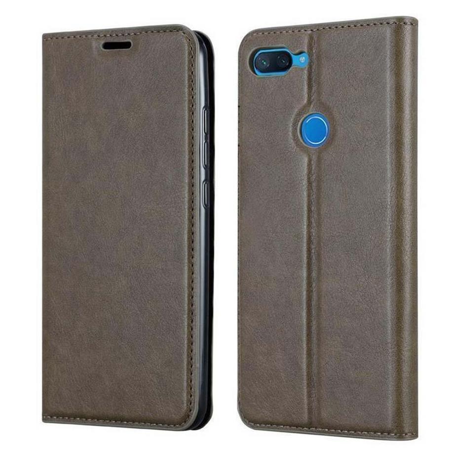 Cadorabo  Housse compatible avec Xiaomi Mi 8 LITE - Coque de protection avec fermeture magnétique, fonction de support et compartiment pour carte 