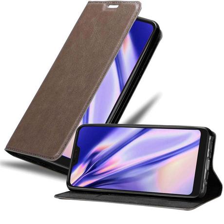 Cadorabo  Housse compatible avec Xiaomi Mi 8 LITE - Coque de protection avec fermeture magnétique, fonction de support et compartiment pour carte 