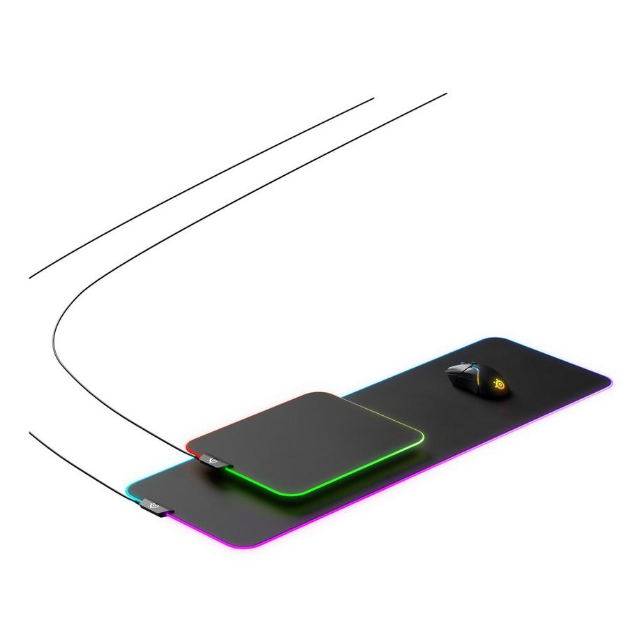steelseries  QCK PRISM CLOTH XL TAPPETINO PER MOUSE PER GIOCO DA COMPUTER NERO 