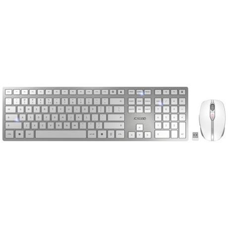 Cherry  DW 9100 Slim, disposition internationale, clavier QWERTY, set de souris et clavier sans fil 