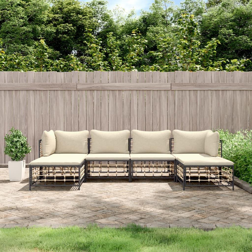 VidaXL Garten lounge set poly-rattan  