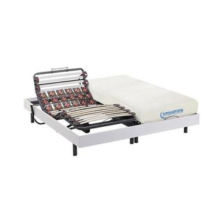 DREAMEA Set da relax doghe e sospensioni memory foam DIONYSOS di DREAMEA motori OKIN bianco  