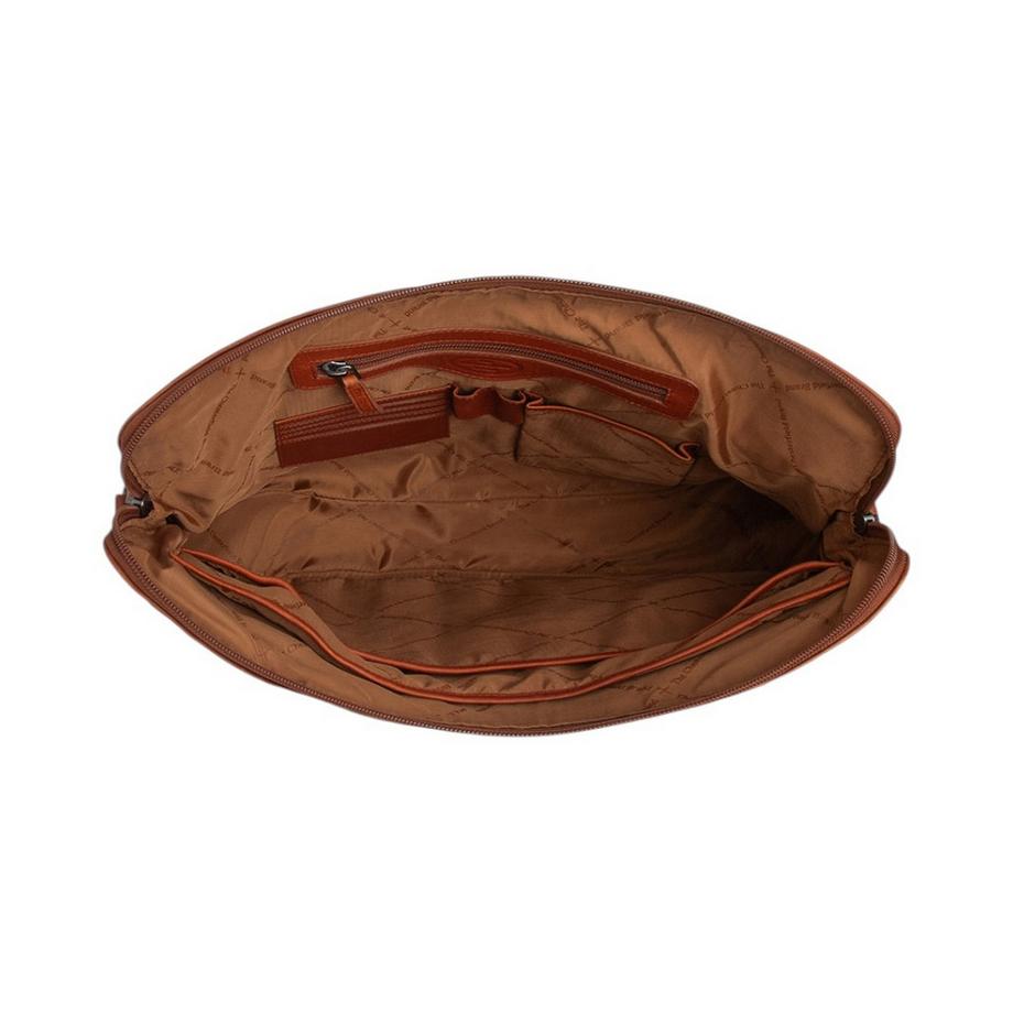 Chesterfield Elvas Sacoche pour ordinateur portable Cognac  