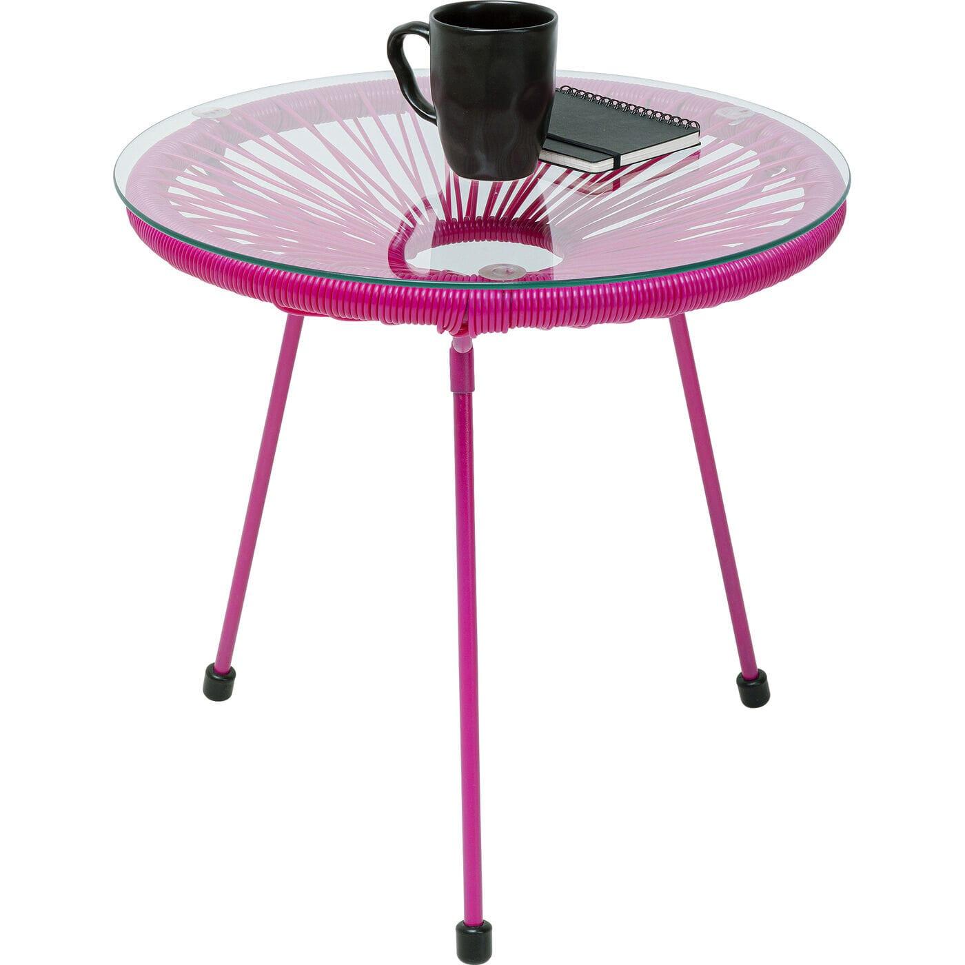 KARE Design Tavolino Acapulco Mono rosa  