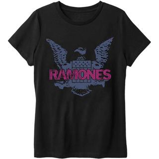 Ramones T-Shirt Stampa Grafica Logo Aquila  