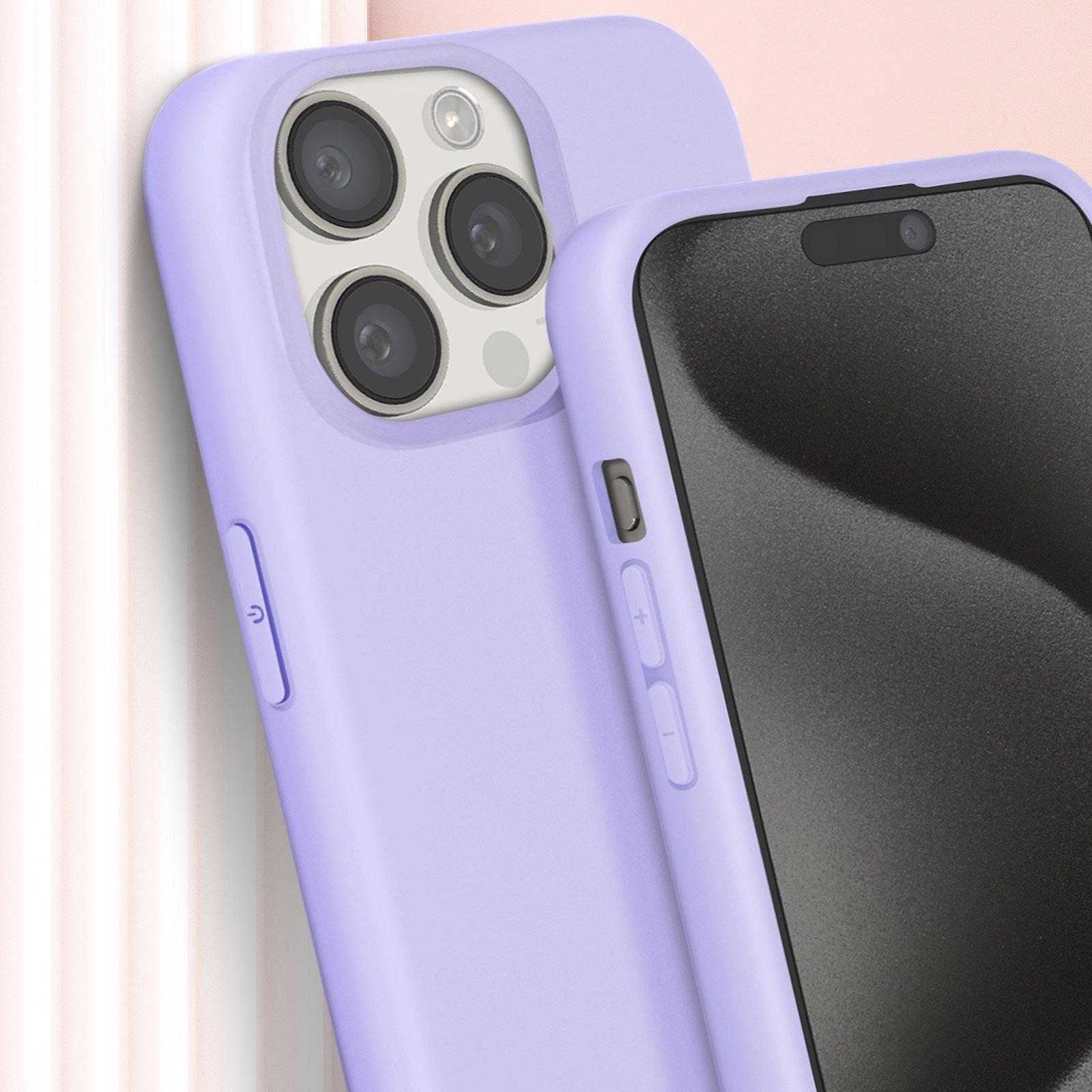 Avizar  Coque Cordon iPhone 15 Pro Violet 