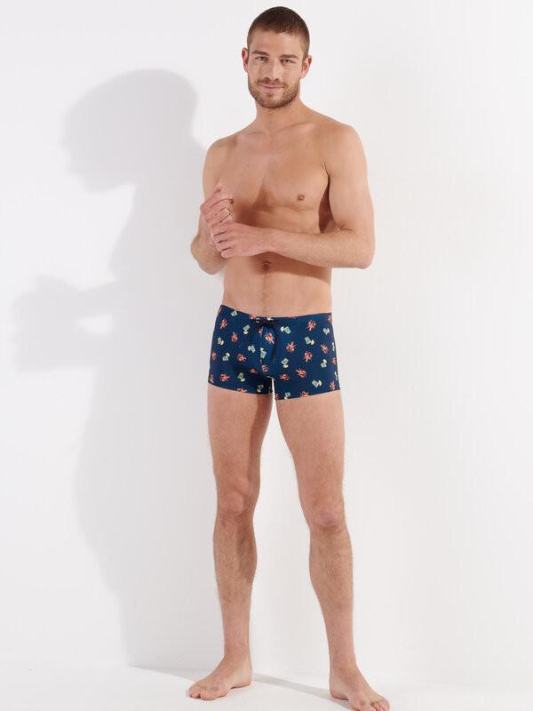 HOM Badehose Hummer Cocktail Print  