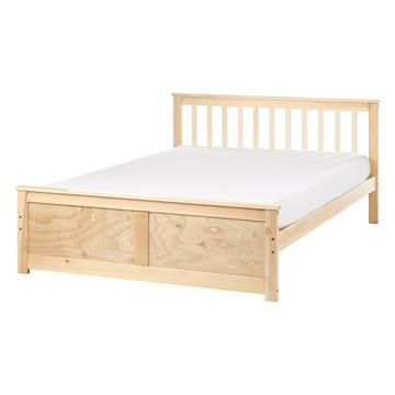 Lit avec sommier en Bois de pin Scandinave OLENDON