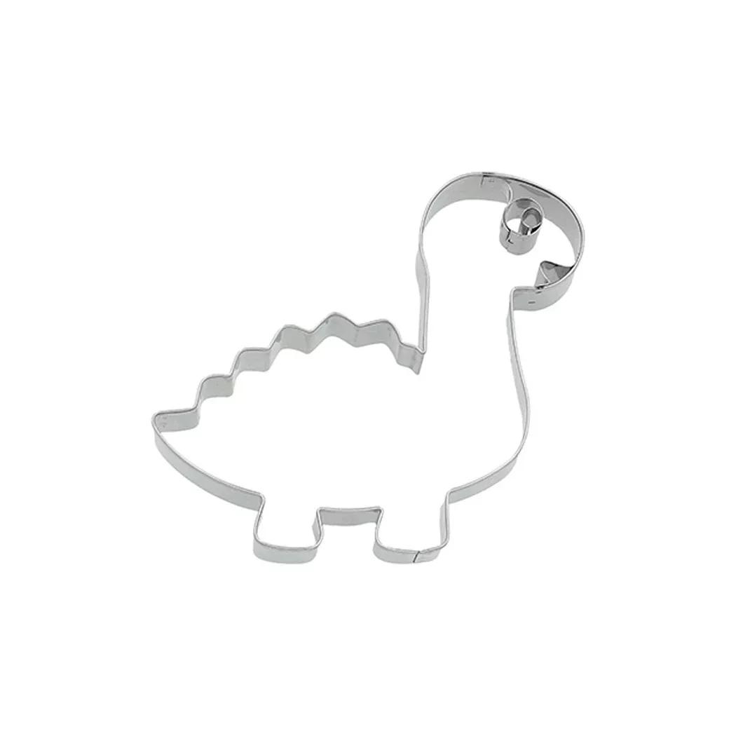 BIRKMANN - B198913 Ausstechform “Dinosaurier Diplodocus” Edelstahl 10 cm, One Size