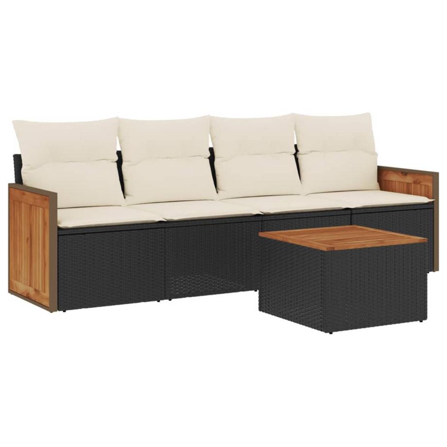 Ensemble de canapés de jardin rotin synthétique