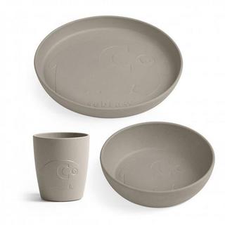 sebra  Set de vaisselle beige bébé éléphant 