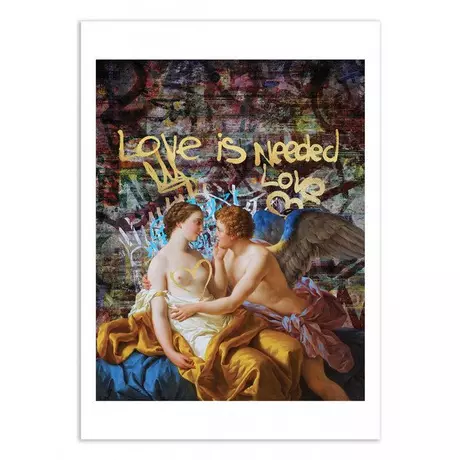 Wall Editions  Art-Poster - Love is needed - José Luis Guerrero - 50 x 70 cm 