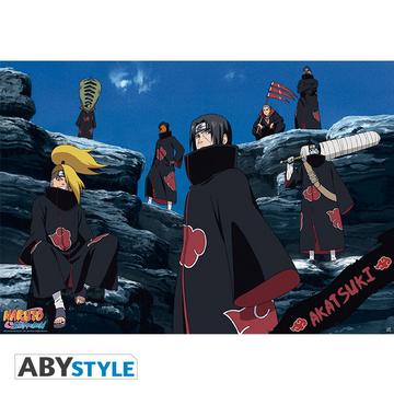 Poster - Roulé et filmé - Naruto - Akatsuki