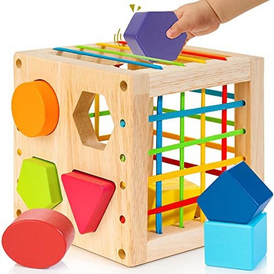 Activity-board  Jouet en bois trieur de formes à partir de 1 an 