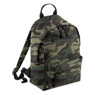 Bagbase MiniRucksack Fashion, Tarnmuster  