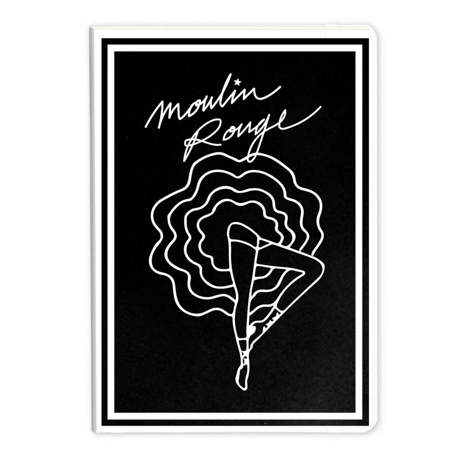 Clairefontaine Rivista Moulin Rouge in copertina rigida x4  