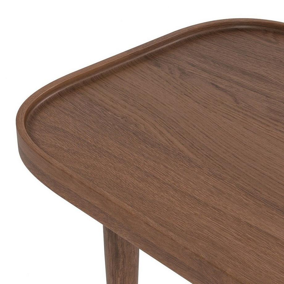 AM.PM Flacher Tisch aus Nussbaum massiv Magosia  