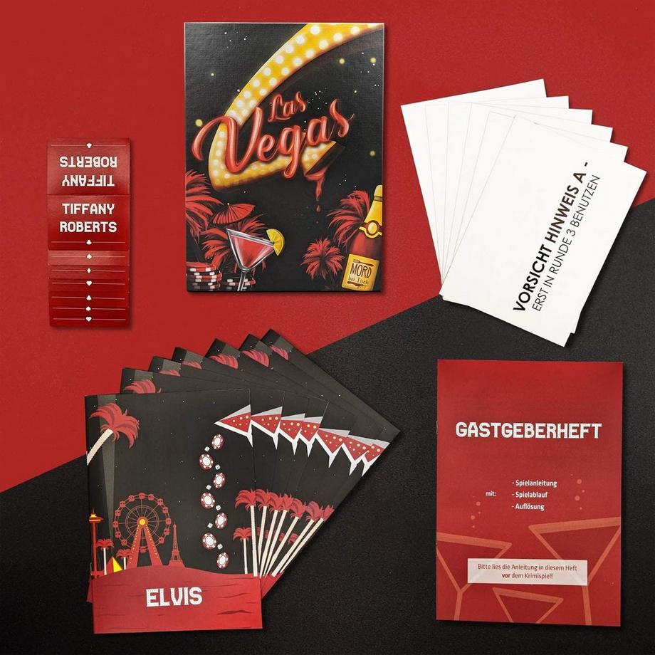 Mord bei Tisch  Krimidinner für Zuhause - Der Las Vegas Fall 