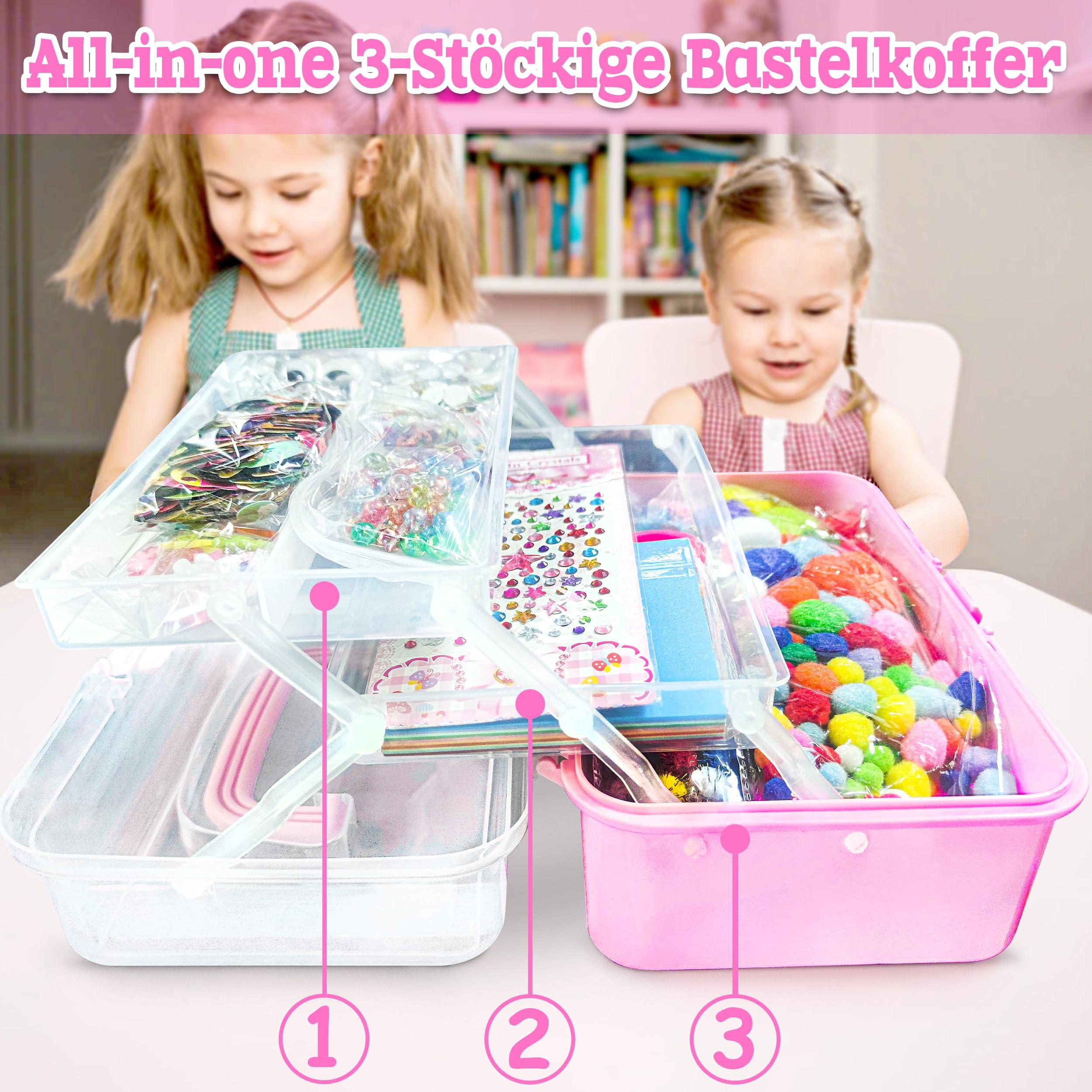 Activity-board  3000+Pcs Craft Kit enthält Pompoms, Pfeifenreiniger, Scrapbooking 