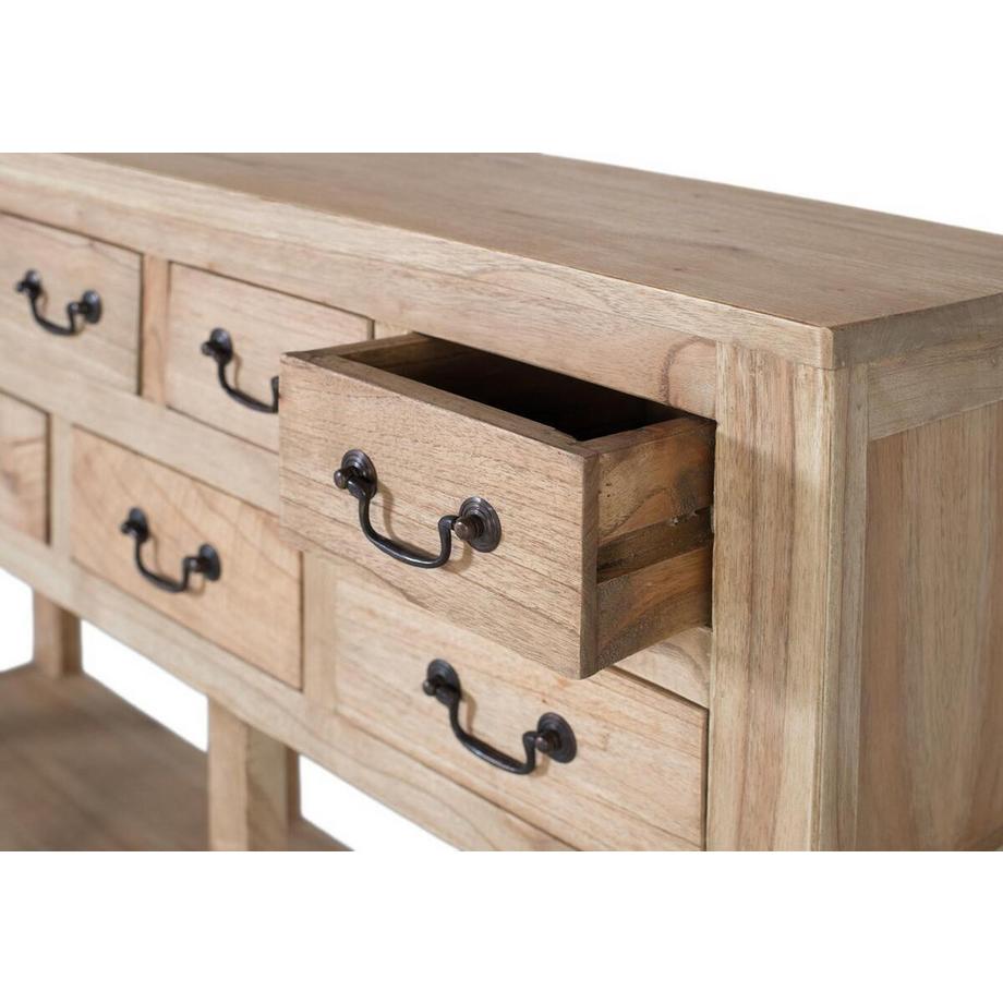 mutoni inspiration Console Kiara bois de mindi naturel 120  