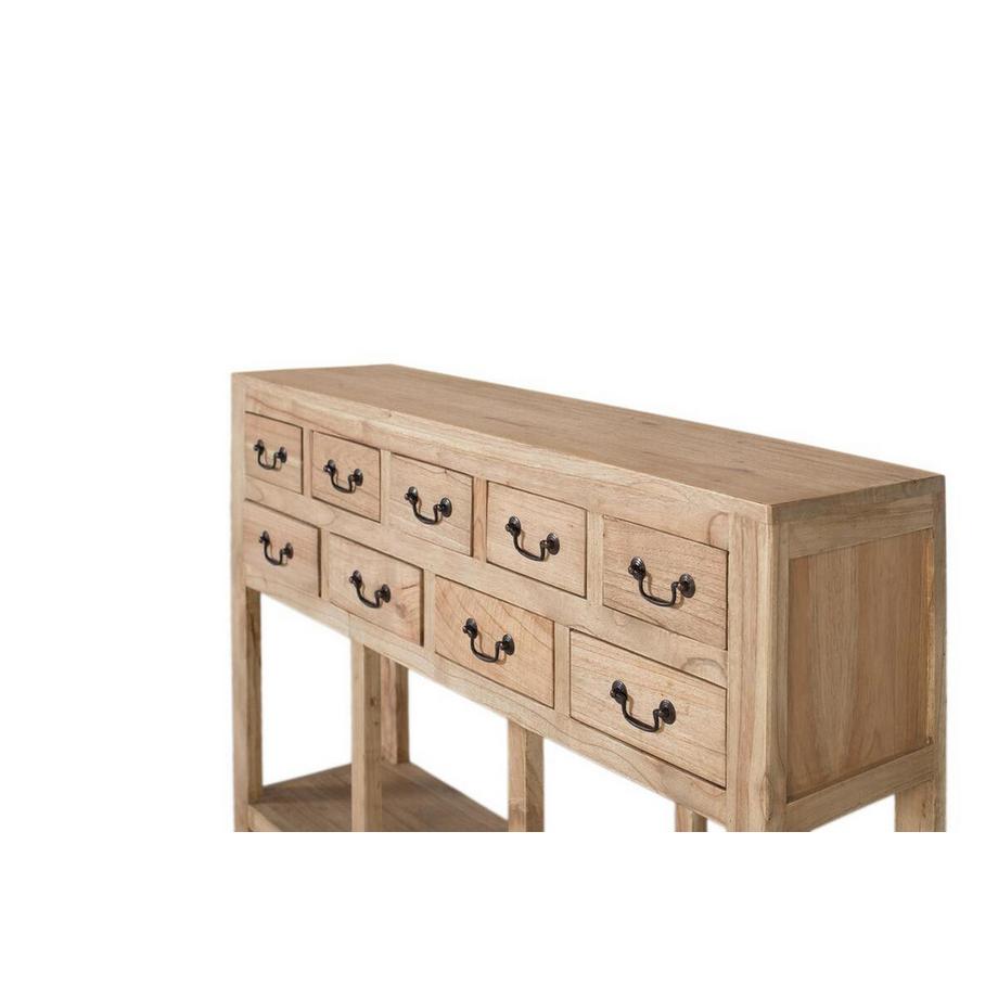 mutoni inspiration Console Kiara bois de mindi naturel 120  
