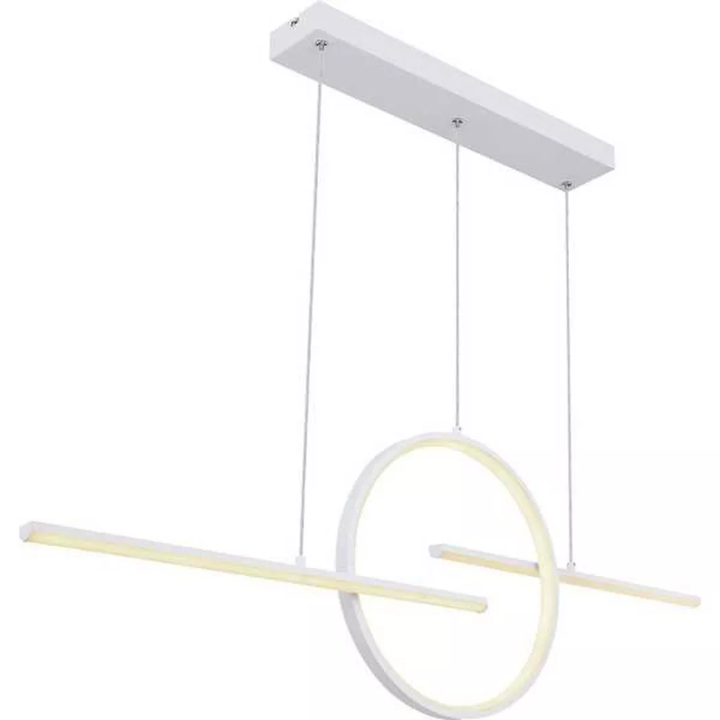 mutoni – Hängeleuchte Barral Metall weiss 1xLED, One Size, Weiss