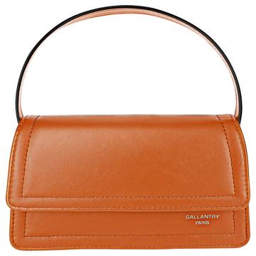 Sac à main similicuir Lisse Marron