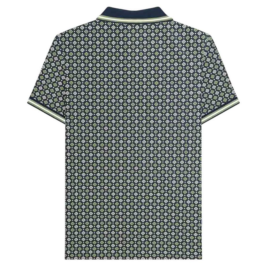 Lambretta Polo Motif Géométrique  