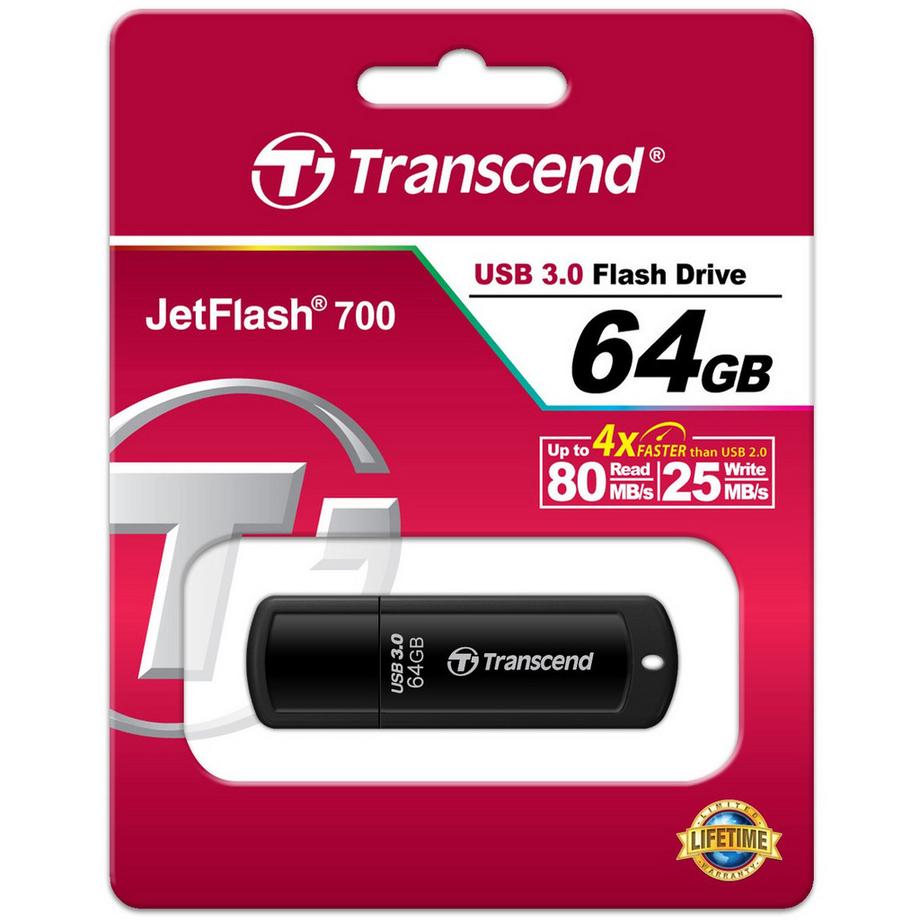 Transcend  USB 3.0-Speicherstick JF700 64 GB 