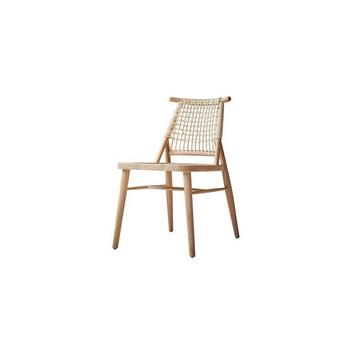 Lot de 2 Chaises en acacia massif et tissage Arturo