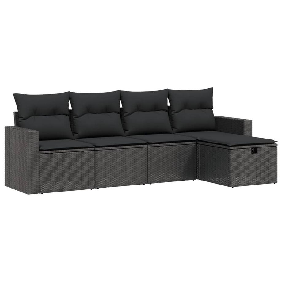 set divano da giardino Polirattan
