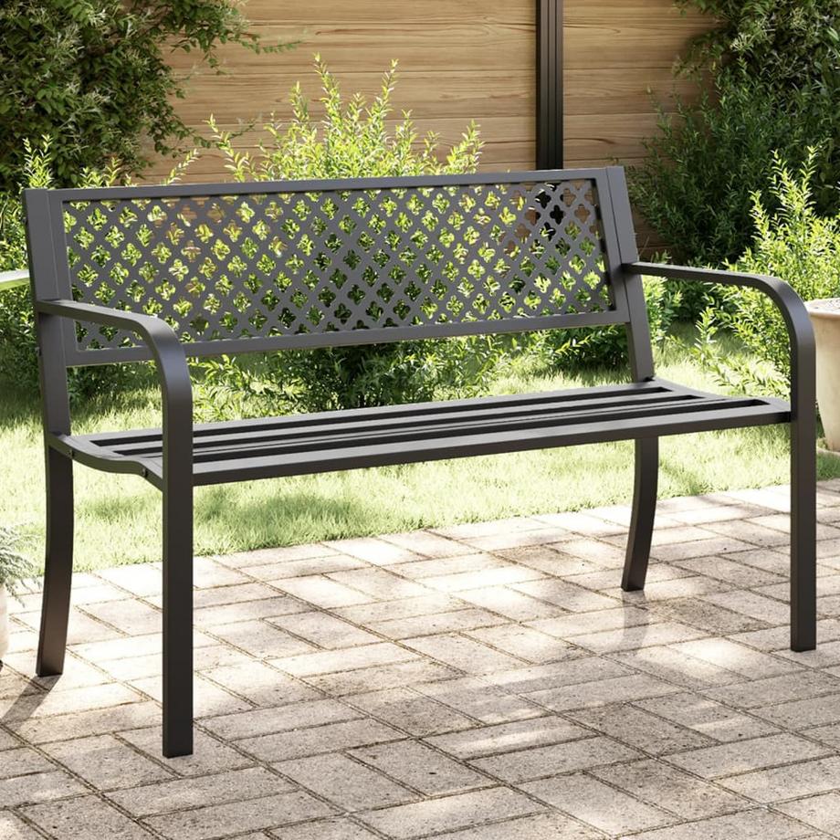 VidaXL Gartenbank stahl  