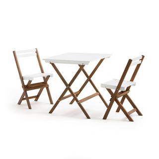 La Redoute Intérieurs 3-teiliges Gartenmöbel-Set DUDENA  