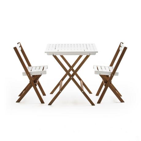 La Redoute Intérieurs 3-teiliges Gartenmöbel-Set DUDENA  