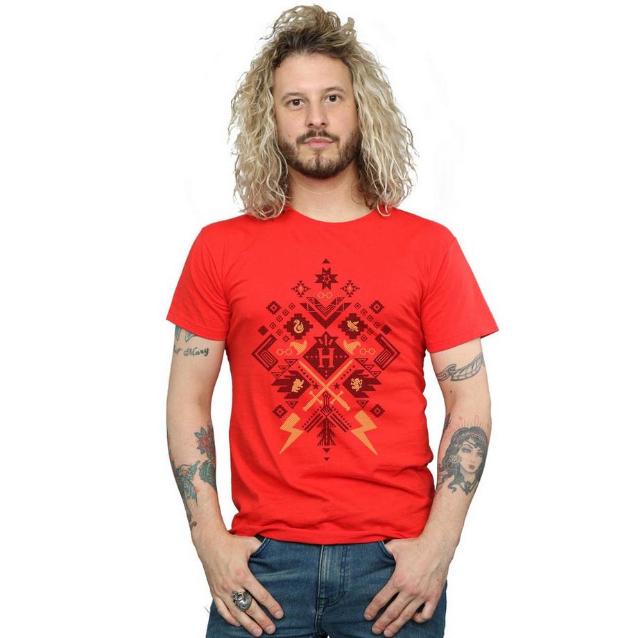 HARRY-POTTER T-Shirt Motif Aztèque  