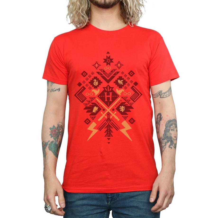 HARRY-POTTER T-Shirt Motif Aztèque  
